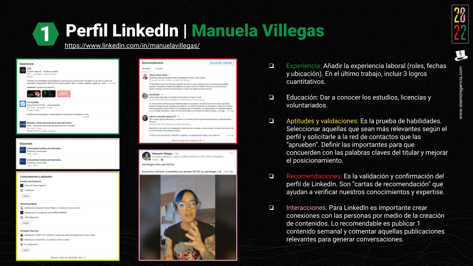 LinkedIn Manuela Villegas