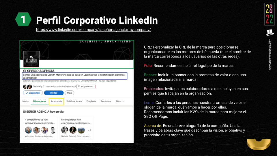 Perfil LinkedIn Mentoría